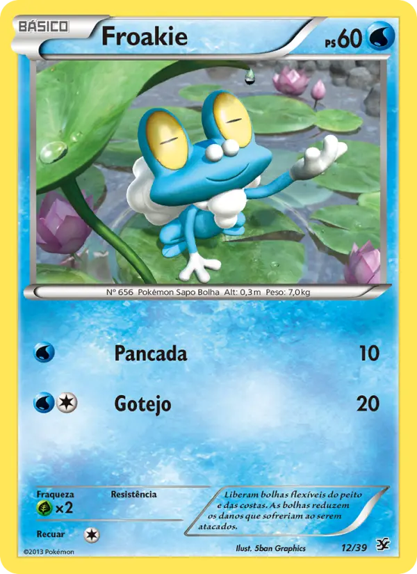 Froakie — Conjunto para Iniciantes Kalos 12