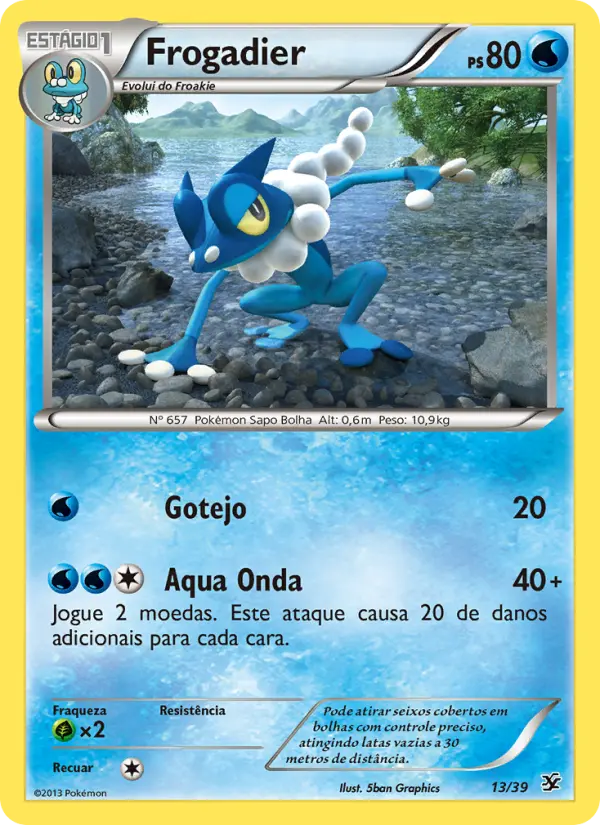 Frogadier — Conjunto para Iniciantes Kalos 13