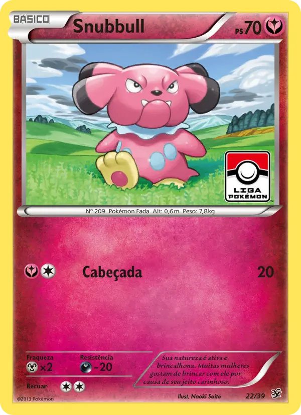 Snubbull — Conjunto para Iniciantes Kalos 22