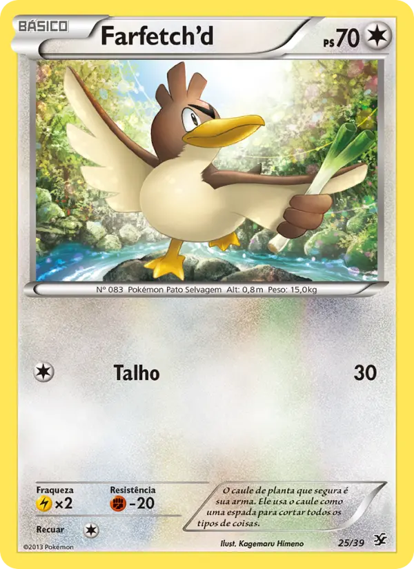 Farfetch'd — Conjunto para Iniciantes Kalos 25