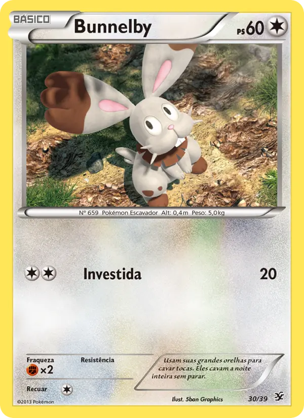 Bunnelby — Conjunto para Iniciantes Kalos 30