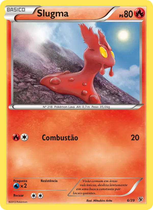 Slugma — Conjunto para Iniciantes Kalos 6
