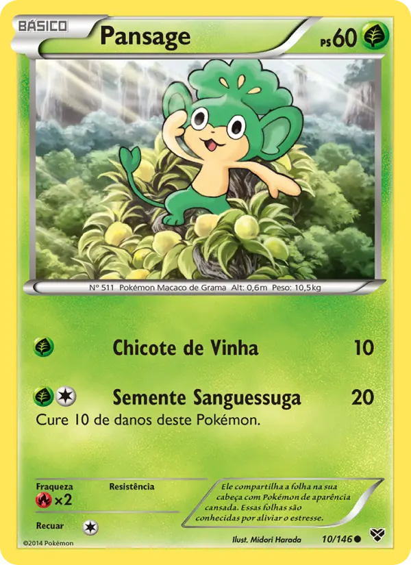Pansage — XY 10