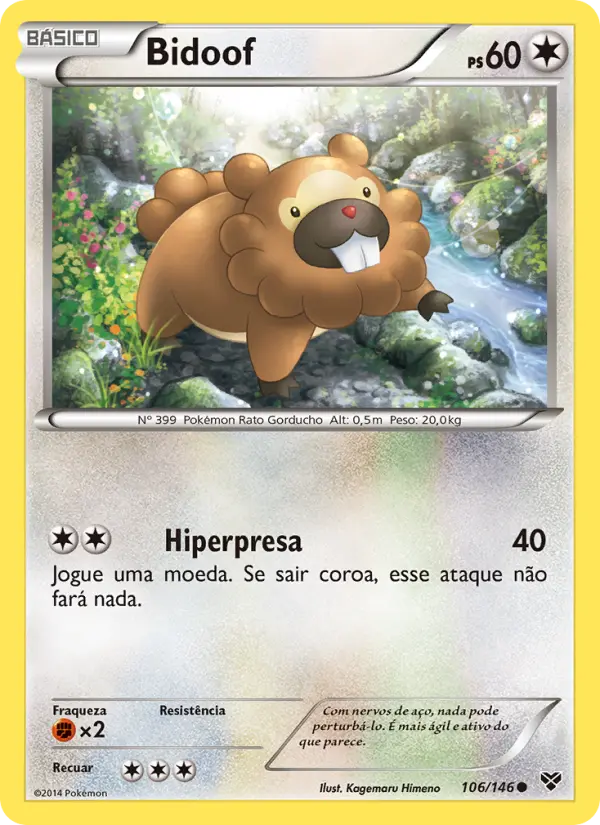 Bidoof — XY 106