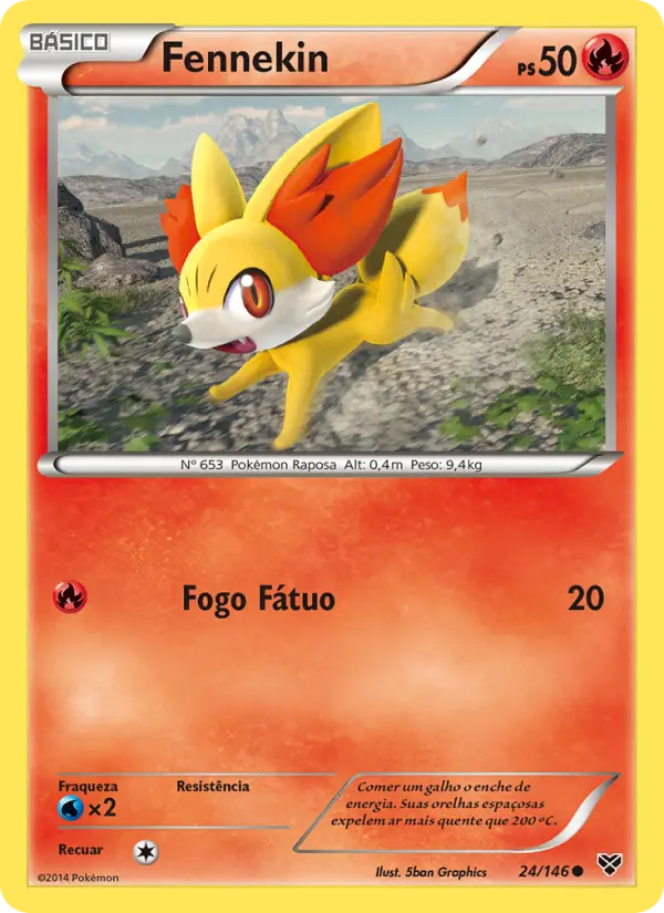 Fennekin — XY 24