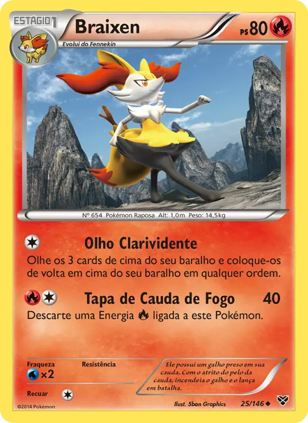 Braixen — XY 25