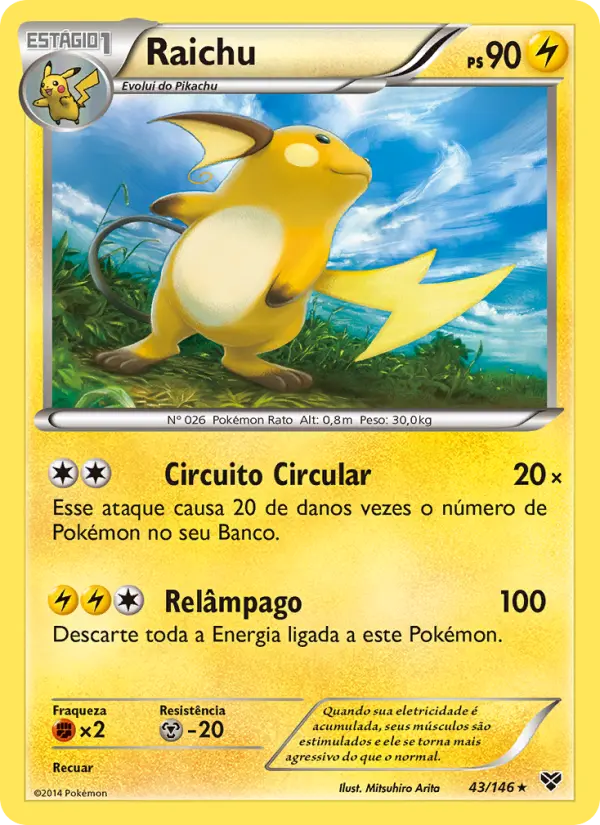 Raichu — XY 43