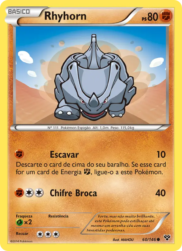 Rhyhorn — XY 60