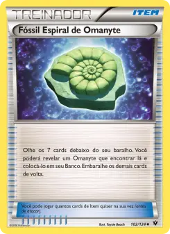 Fóssil Espiral de Omanyte