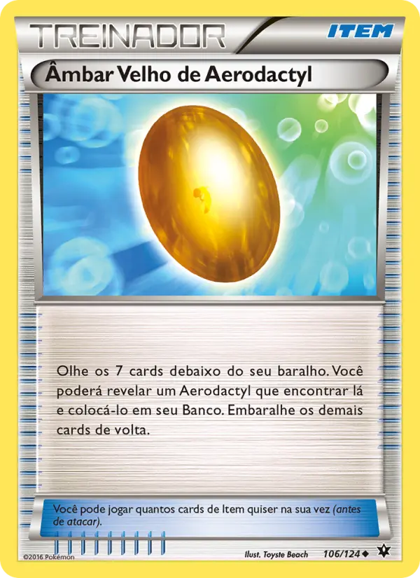 Âmbar Velho de Aerodactyl — Fusão de Destinos 106
