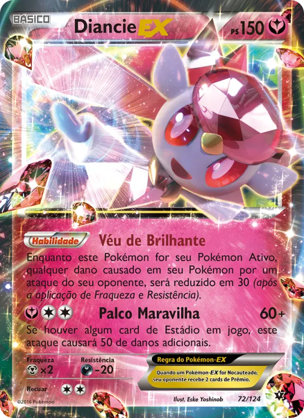 Diancie EX — Fusão de Destinos 72