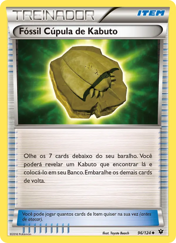 Fóssil Cúpula de Kabuto — Fusão de Destinos 96