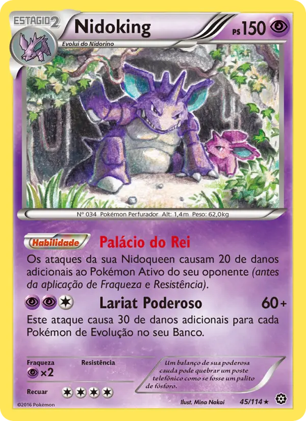 Nidoking — Cerco de Vapor 45