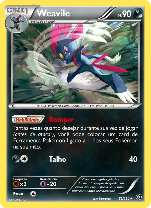 Weavile — Cerco de Vapor 61