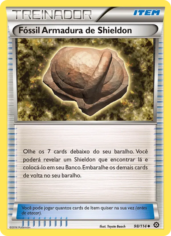 Fóssil Armadura de Shieldon — Cerco de Vapor 98