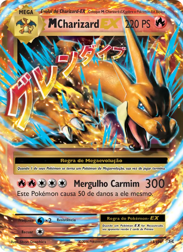 M-Charizard EX - Evoluções