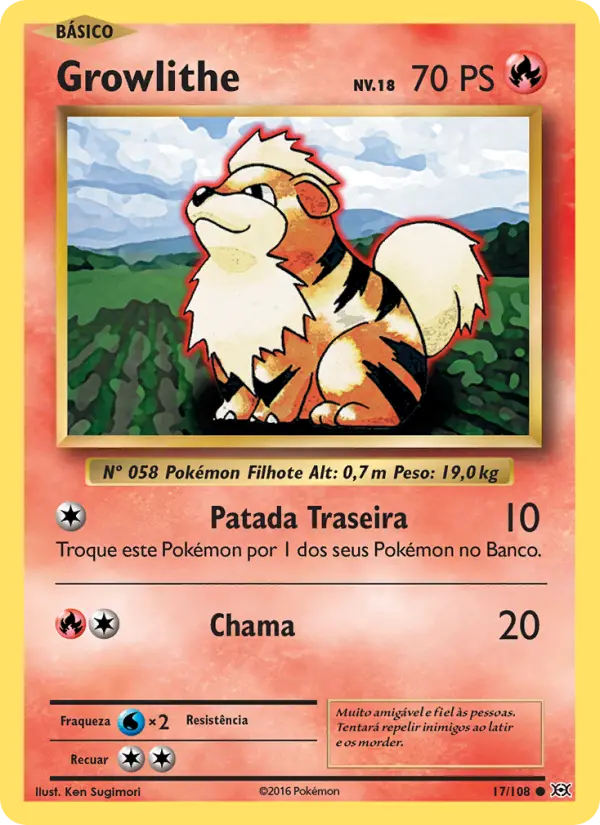 Growlithe — Evoluções 17