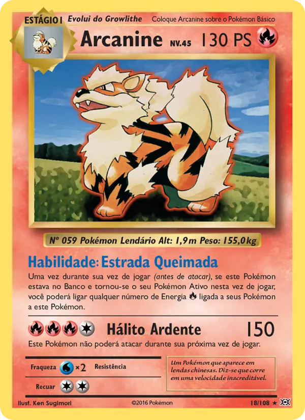 Arcanine — Evoluções 18