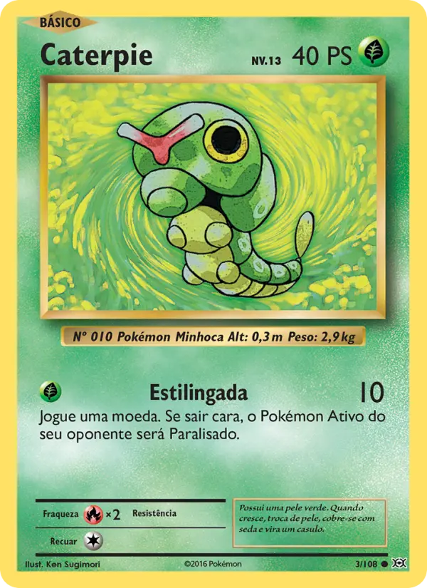 Caterpie — Evoluções 3
