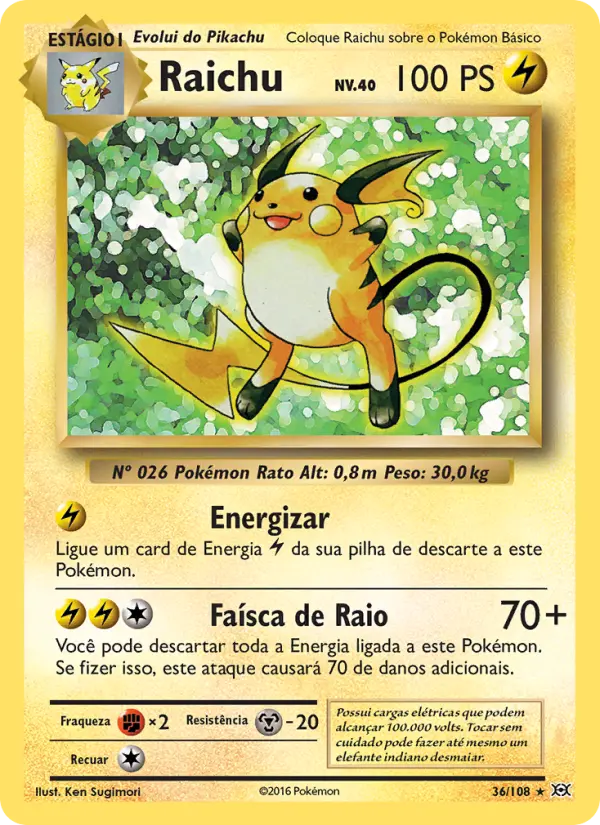 Raichu — Evoluções 36