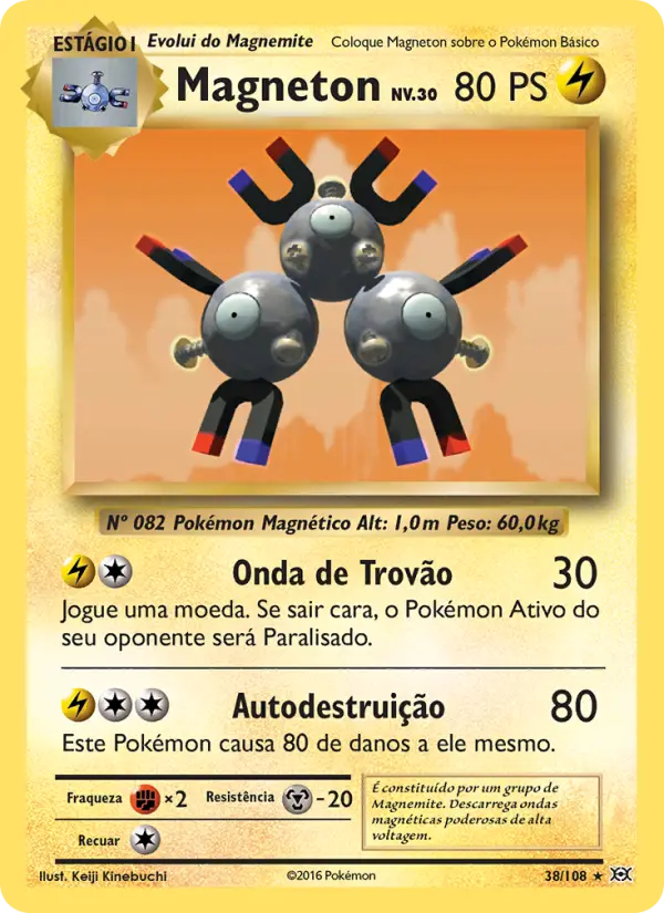 Magneton — Evoluções 38