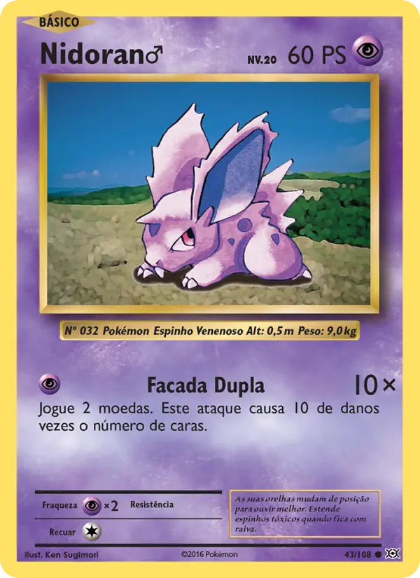 Nidoran♂ — Evoluções 43
