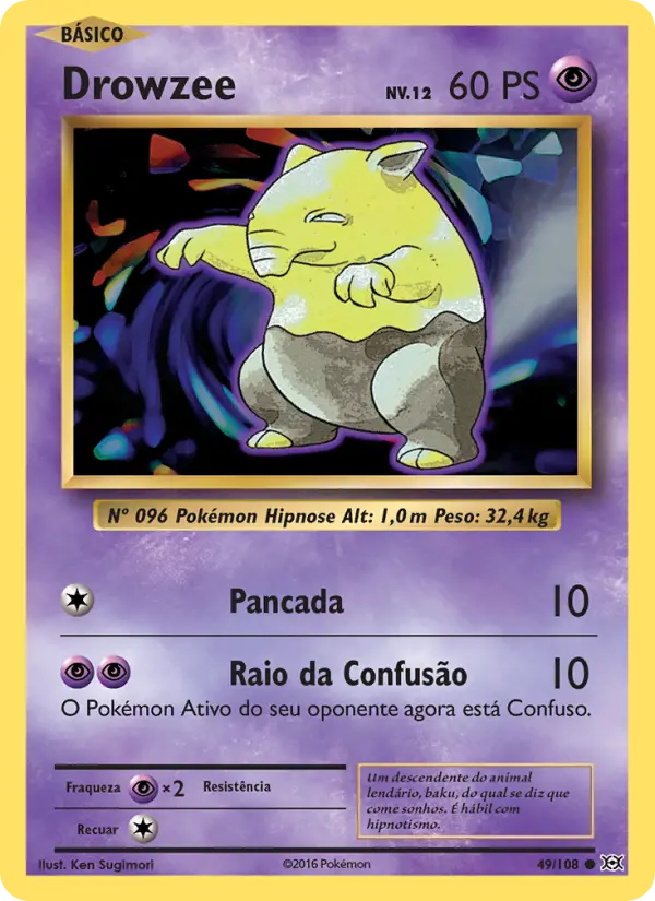 Drowzee — Evoluções 49
