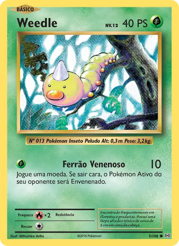 Weedle — Evoluções 5