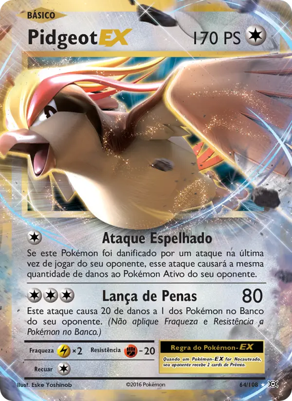 Pidgeot EX — Evoluções 64