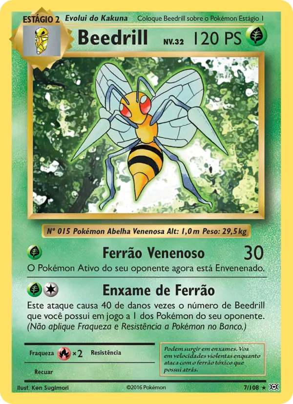 Beedrill — Evoluções 7