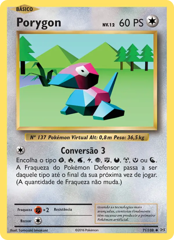 Porygon — Evoluções 71