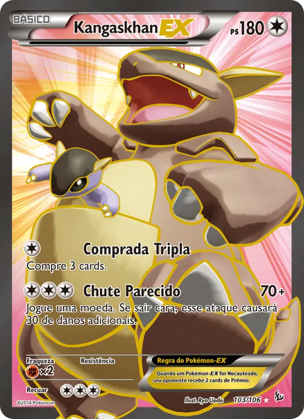 Kangaskhan EX — Flash de Fogo 103