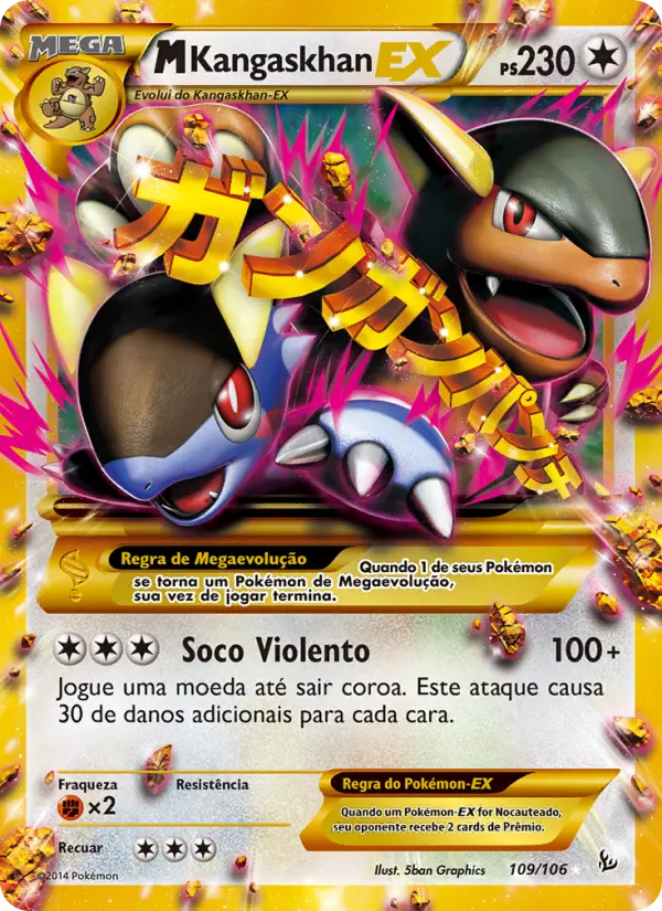 M-Kangaskhan EX — Flash de Fogo 109