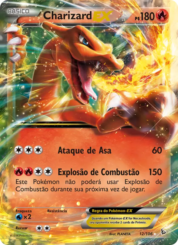 Charizard EX — Flash de Fogo 12