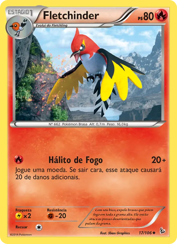 Fletchinder — Flash de Fogo 17