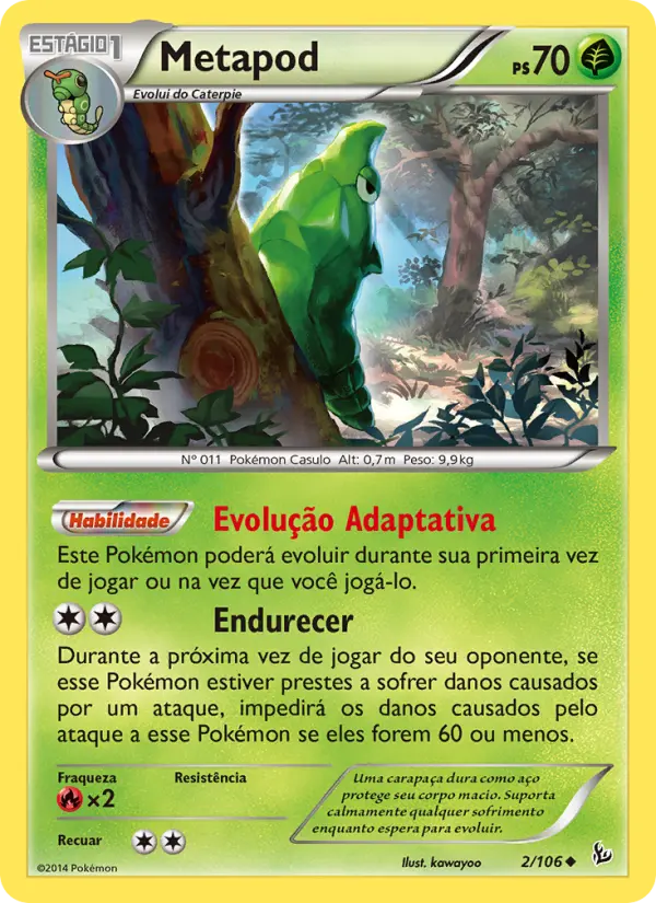 Metapod — Flash de Fogo 2