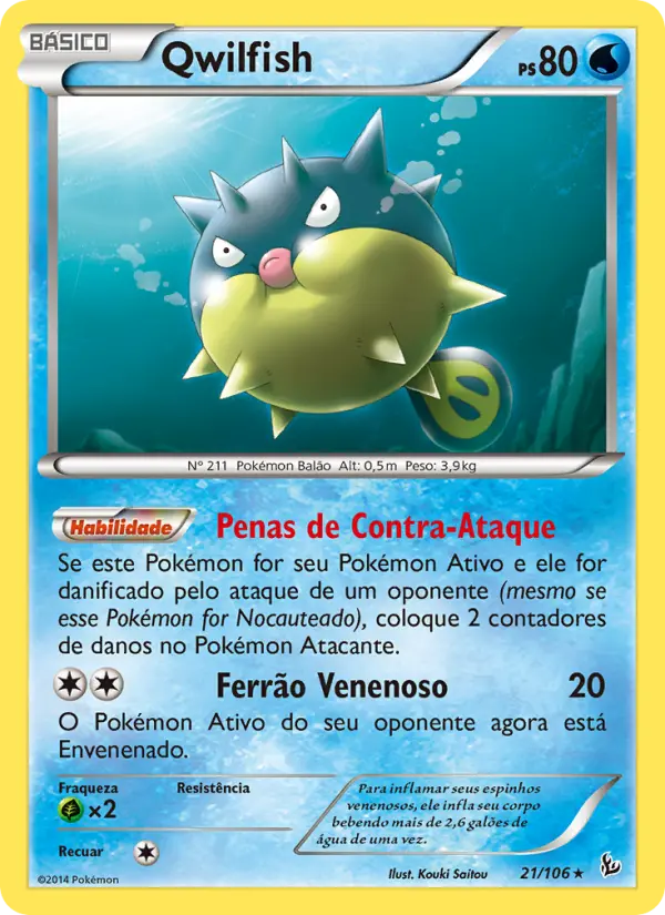 Qwilfish — Flash de Fogo 21