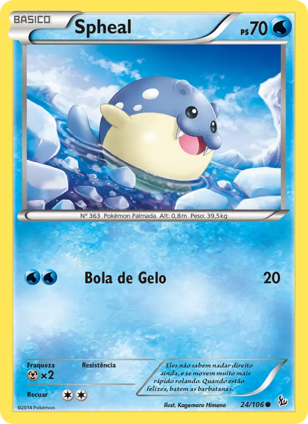 Spheal — Flash de Fogo 24