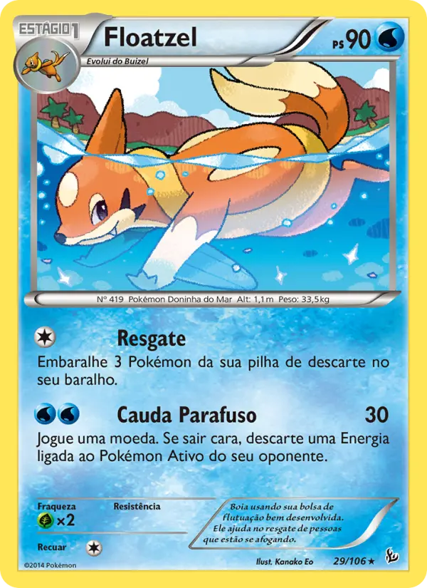 Floatzel — Flash de Fogo 29