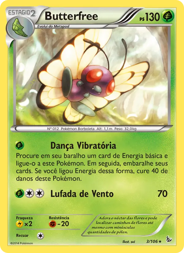 Butterfree — Flash de Fogo 3