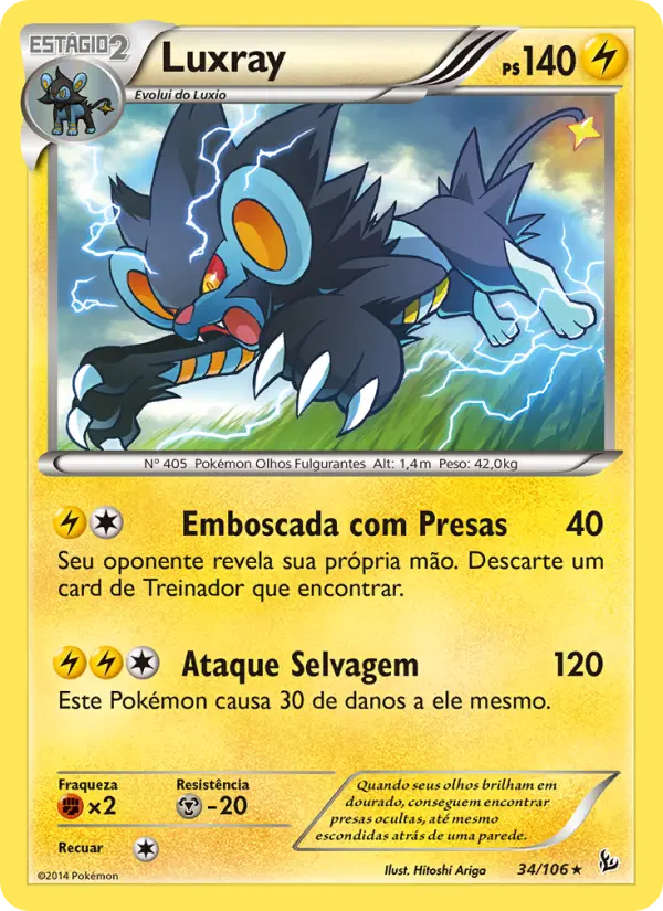 Luxray — Flash de Fogo 34