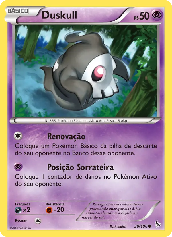 Duskull — Flash de Fogo 38