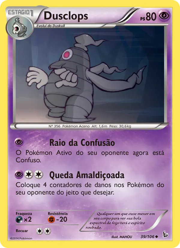 Dusclops — Flash de Fogo 39