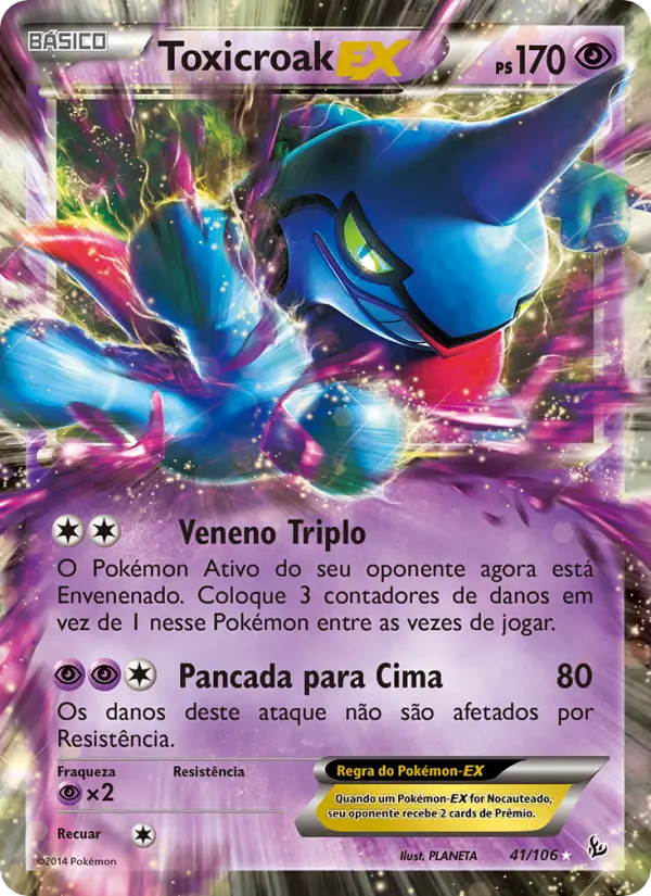 Toxicroak EX — Flash de Fogo 41