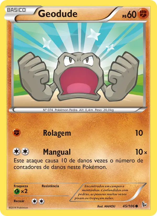 Geodude — Flash de Fogo 45