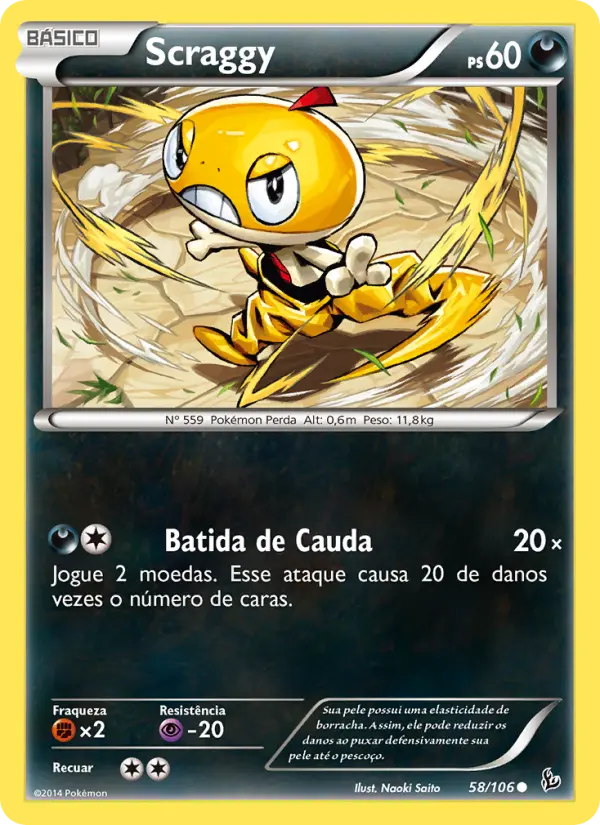 Scraggy — Flash de Fogo 58