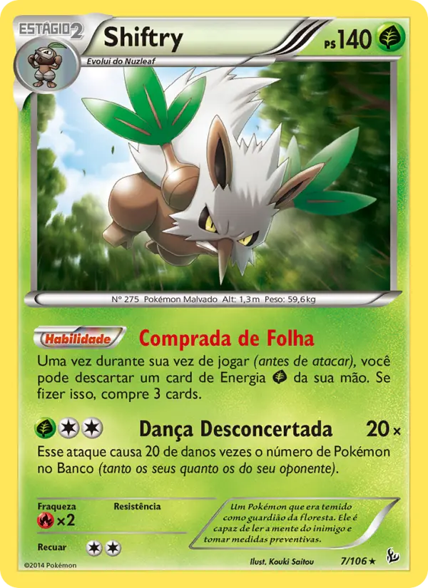 Shiftry — Flash de Fogo 7