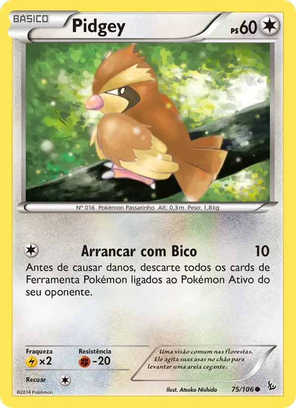 Pidgey — Flash de Fogo 75