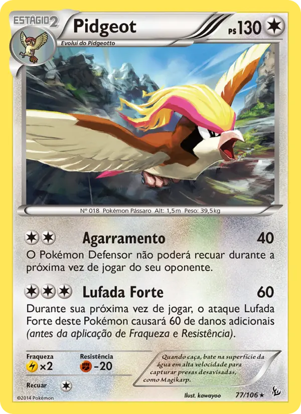 Pidgeot — Flash de Fogo 77