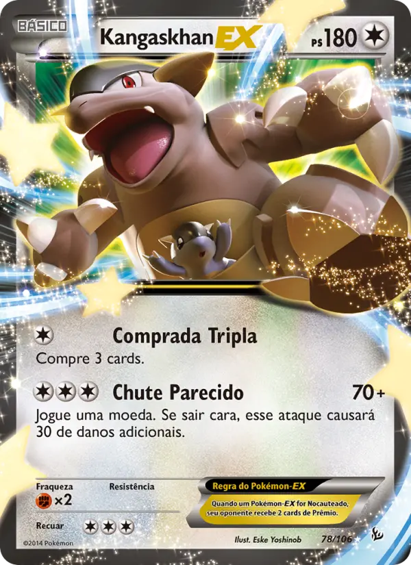 Kangaskhan EX — Flash de Fogo 78